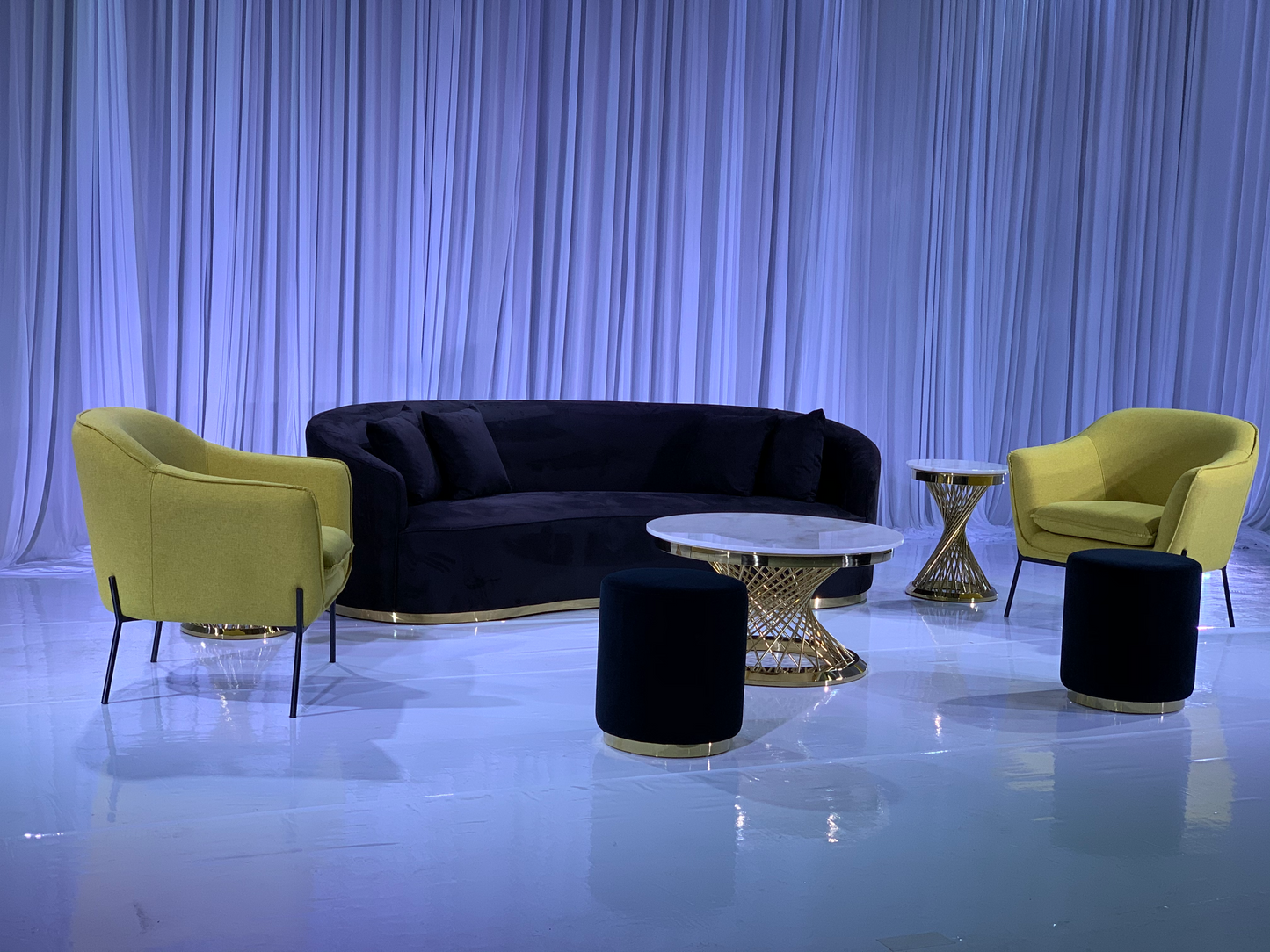 ONYX SOFA GROUPING 3 - BLACK