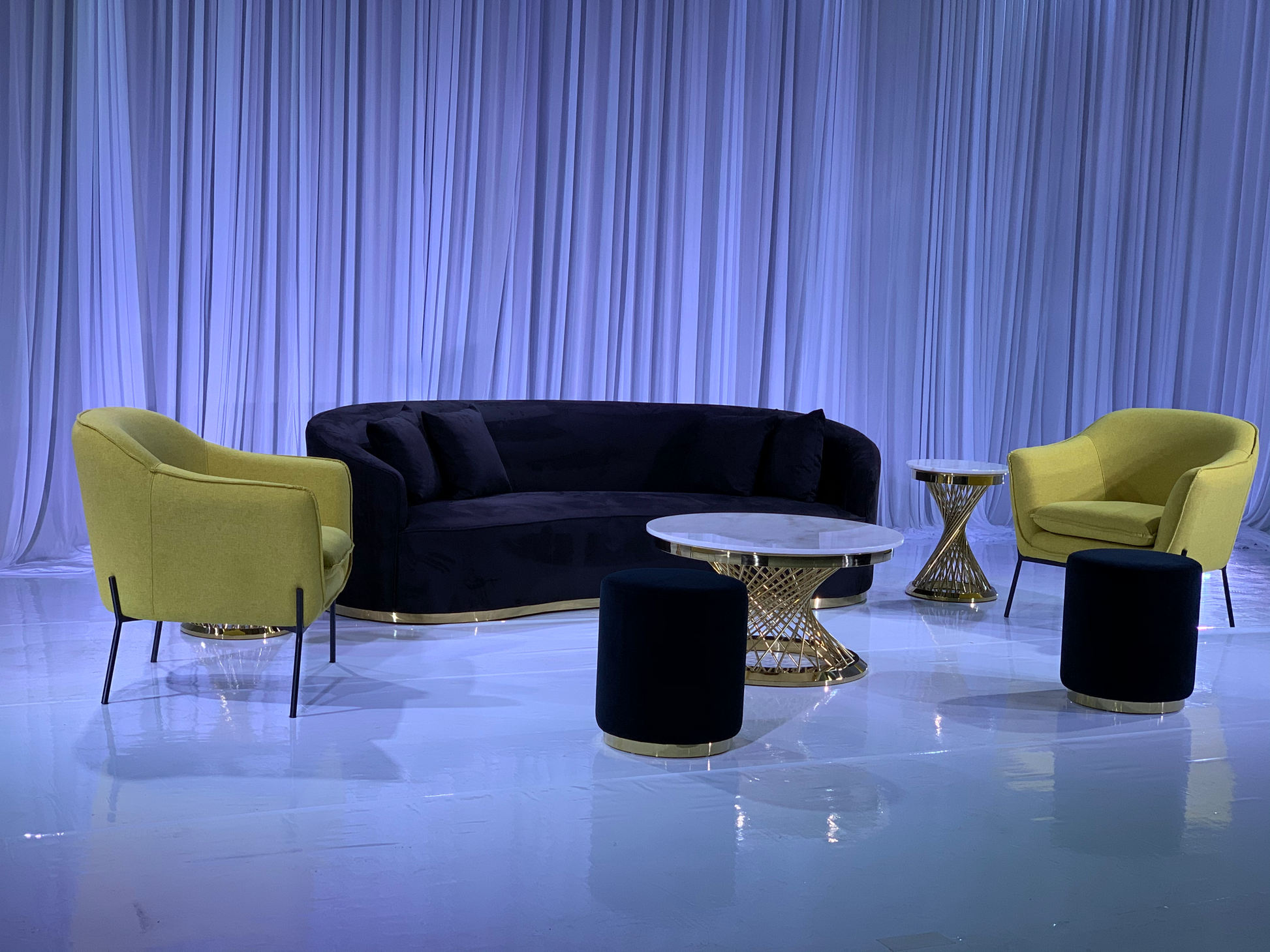 ONYX SOFA GROUPING 3 - BLACK