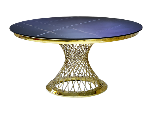 INFINITE DINING TABLE - BLACK MARBLE