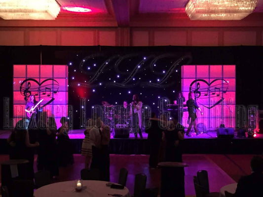 Custom Acrylic Grid Backdrop