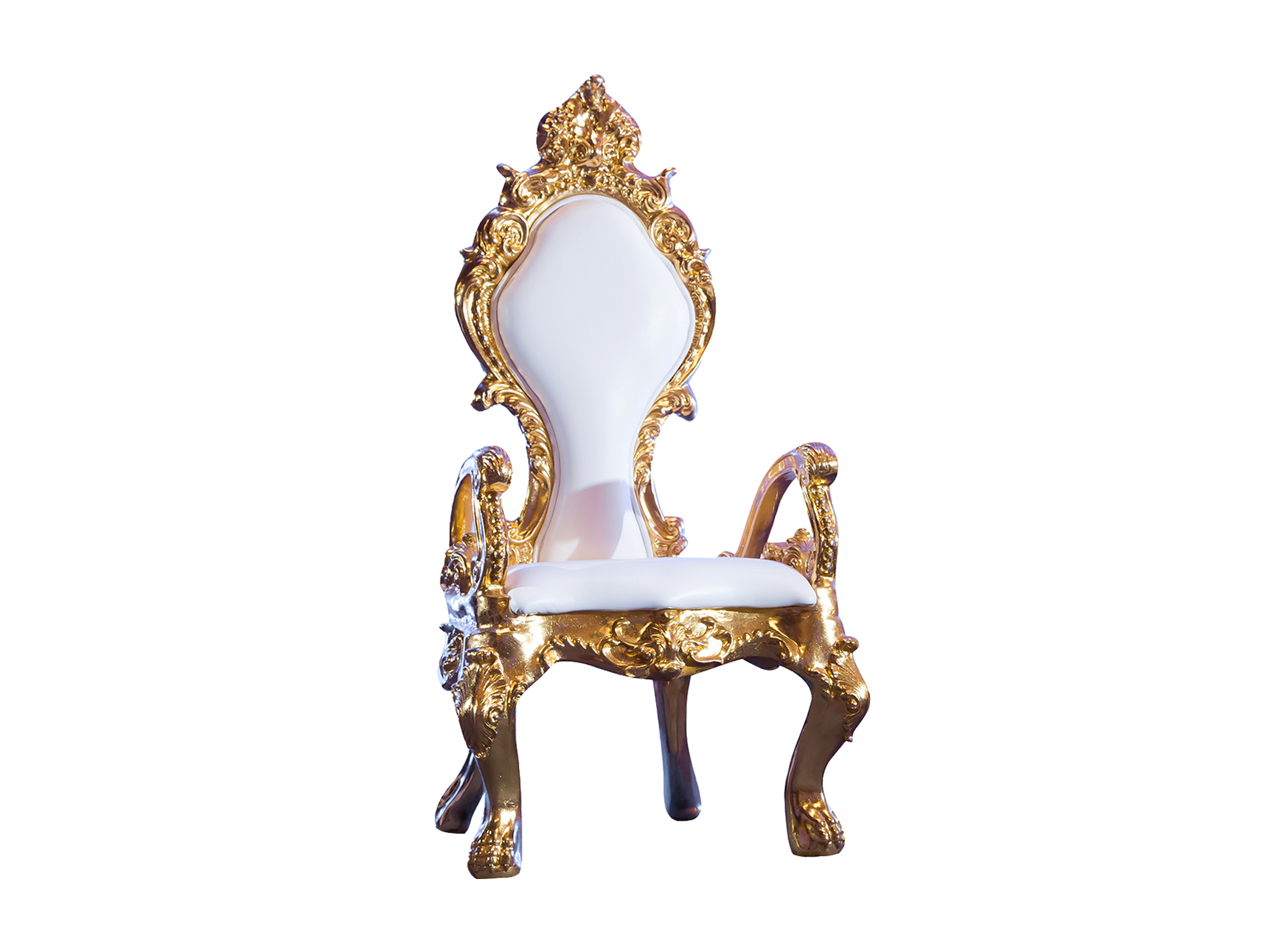 LE PETITE FLEUR de LIS THRONE CHAIR - GOLD