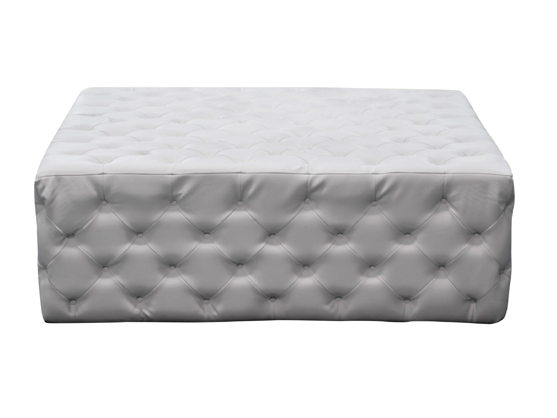 LENOX SQUARE OTTOMAN - WHITE
