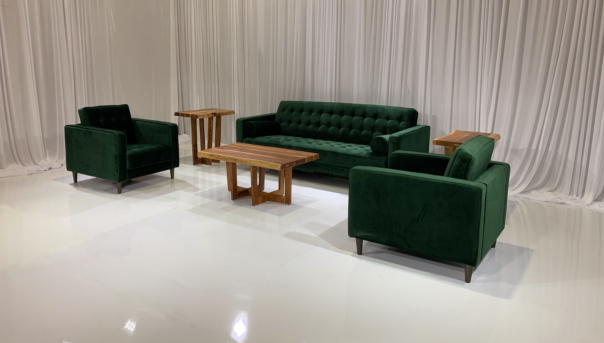 LIVINGSTON SOFA GROUPING 1 - HUNTER GREEN