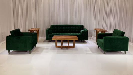 LIVINGSTON SOFA GROUPING 1 - HUNTER GREEN
