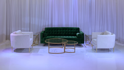 LIVINGSTON SOFA GROUPING 3 - HUNTER GREEN