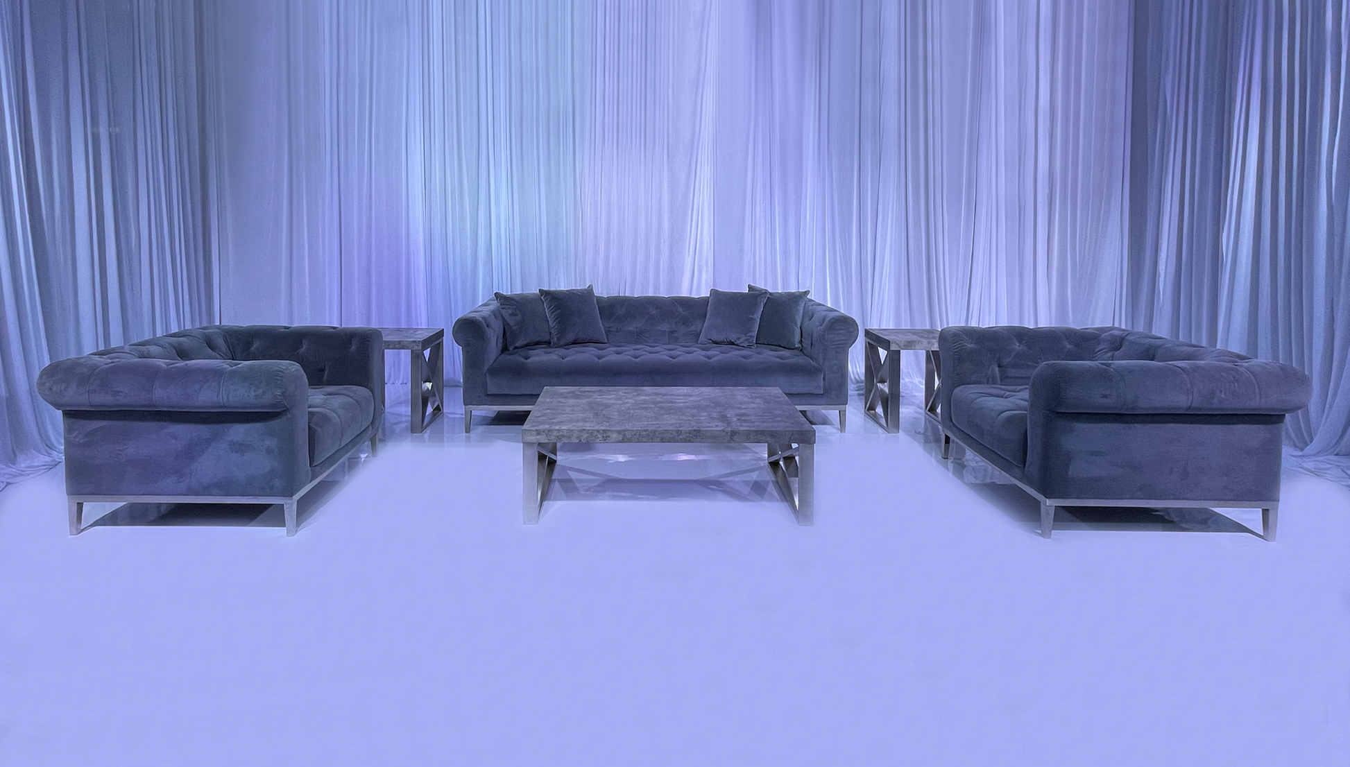 LONDON SOFA GROUPING 1 - PLATINUM GREY
