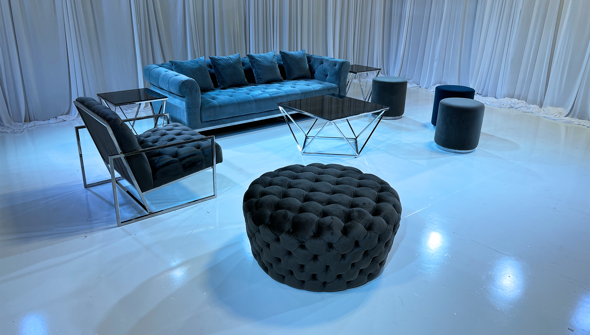 LONDON SOFA GROUPING 3 - PLATINUM GREY