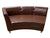 LUXURY RIGHT ARM SOFA SECTION - BROWN
