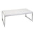 METRO COFFEE TABLE - WHITE/CHROME