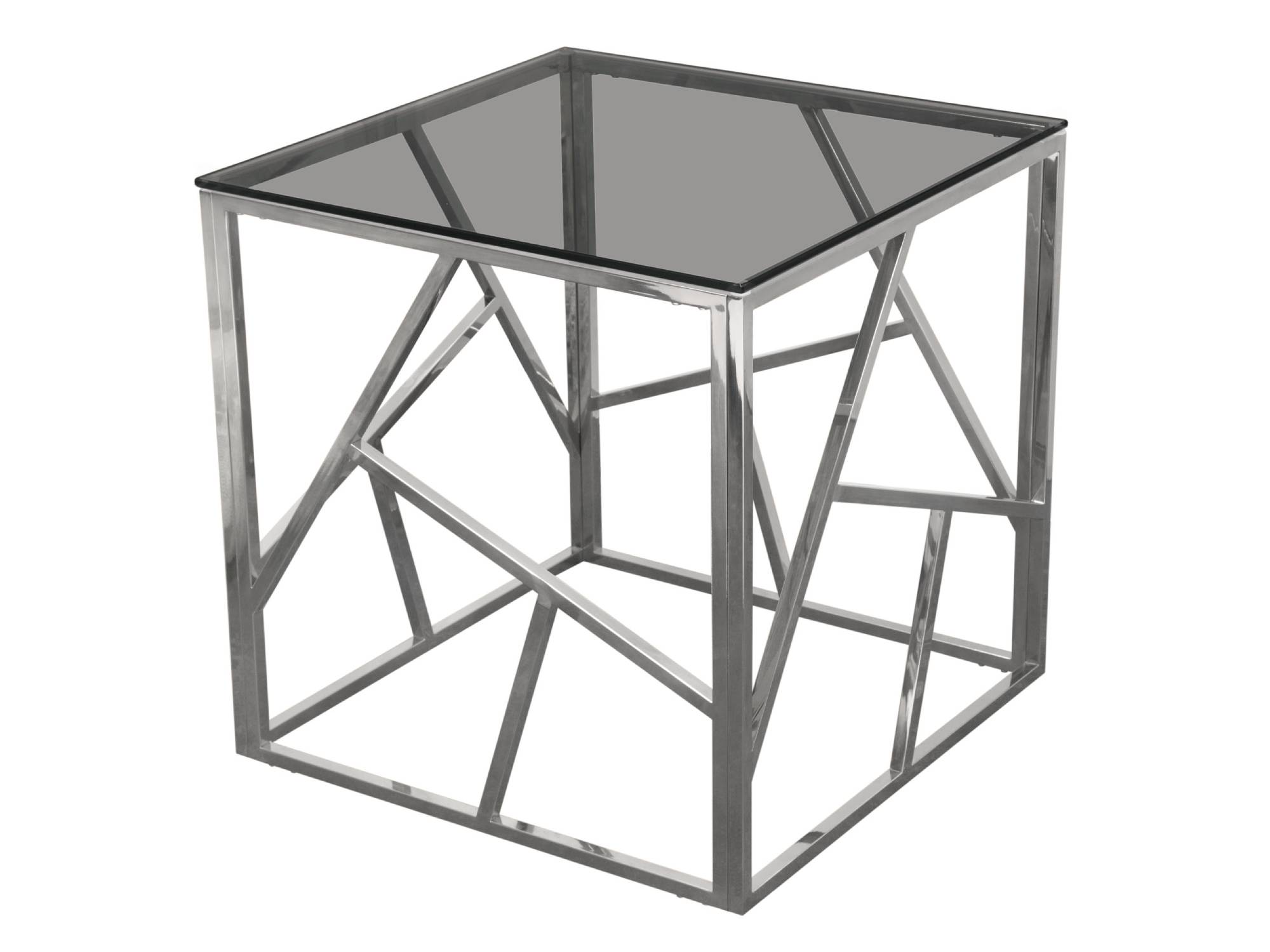 MOSAIC ACCENT TABLE - SILVER