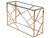 MOSAIC CONSOLE TABLE - ROSE GOLD