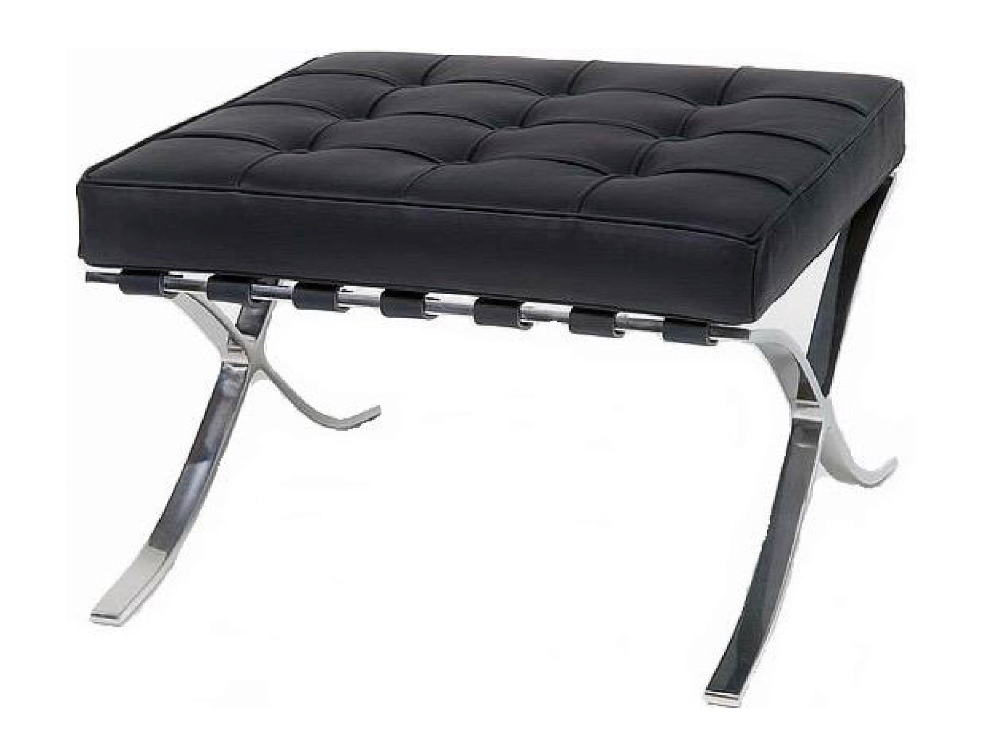 BARCELONA SQUARE OTTOMAN - BLACK