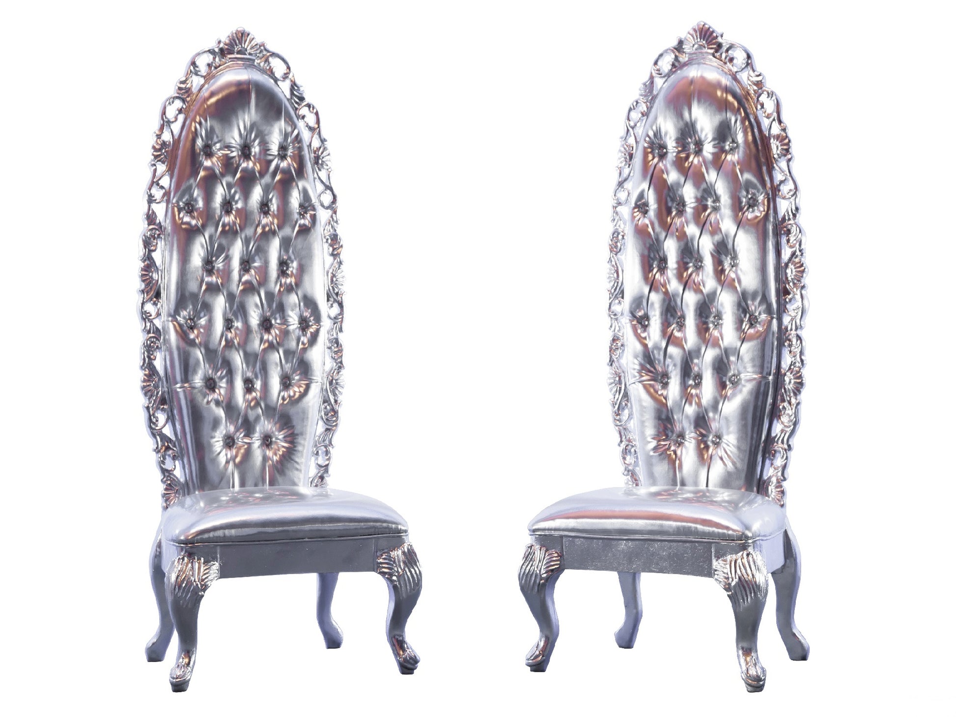 MALDIVES THRONE CHAIR - PLATINUM
