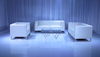 METRO CHROME SOFA GROUPING 2