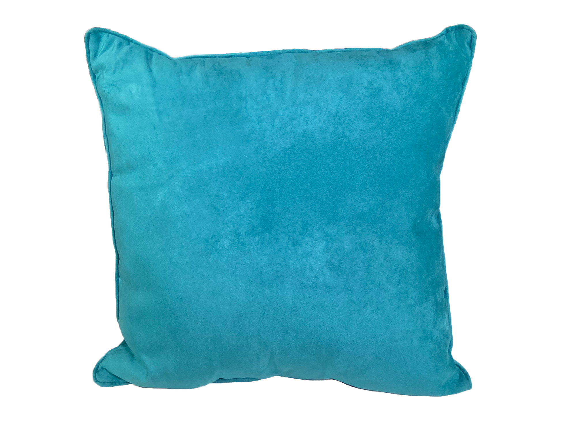 MICROSUEDE PILLOW - AQUA