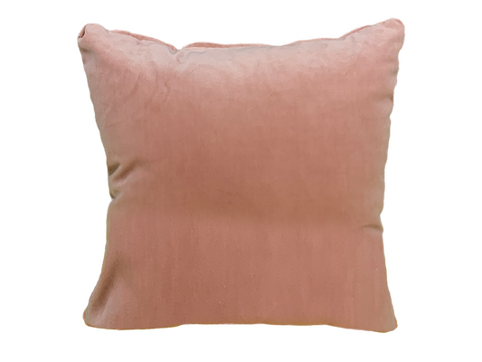 MICROSUEDE PILLOW - BLUSH PINK