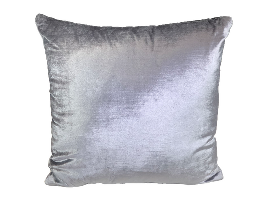 MICROSUEDE PILLOW - SILVER