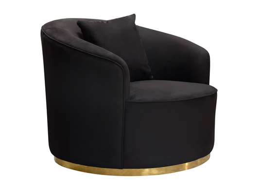 ONYX ARMCHAIR - BLACK