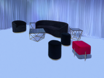 ONYX SOFA GROUPING 2 - BLACK