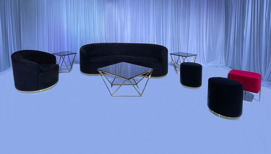 ONYX SOFA GROUPING 2 - BLACK