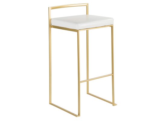 PALMER BARSTOOL - WHITE