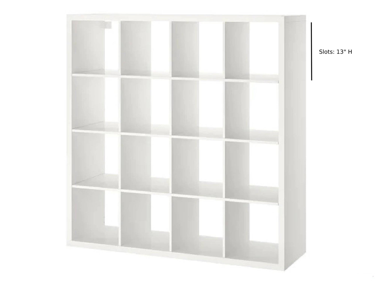 PEACHTREE 16-SLOT DISPLAY UNIT - WHITE