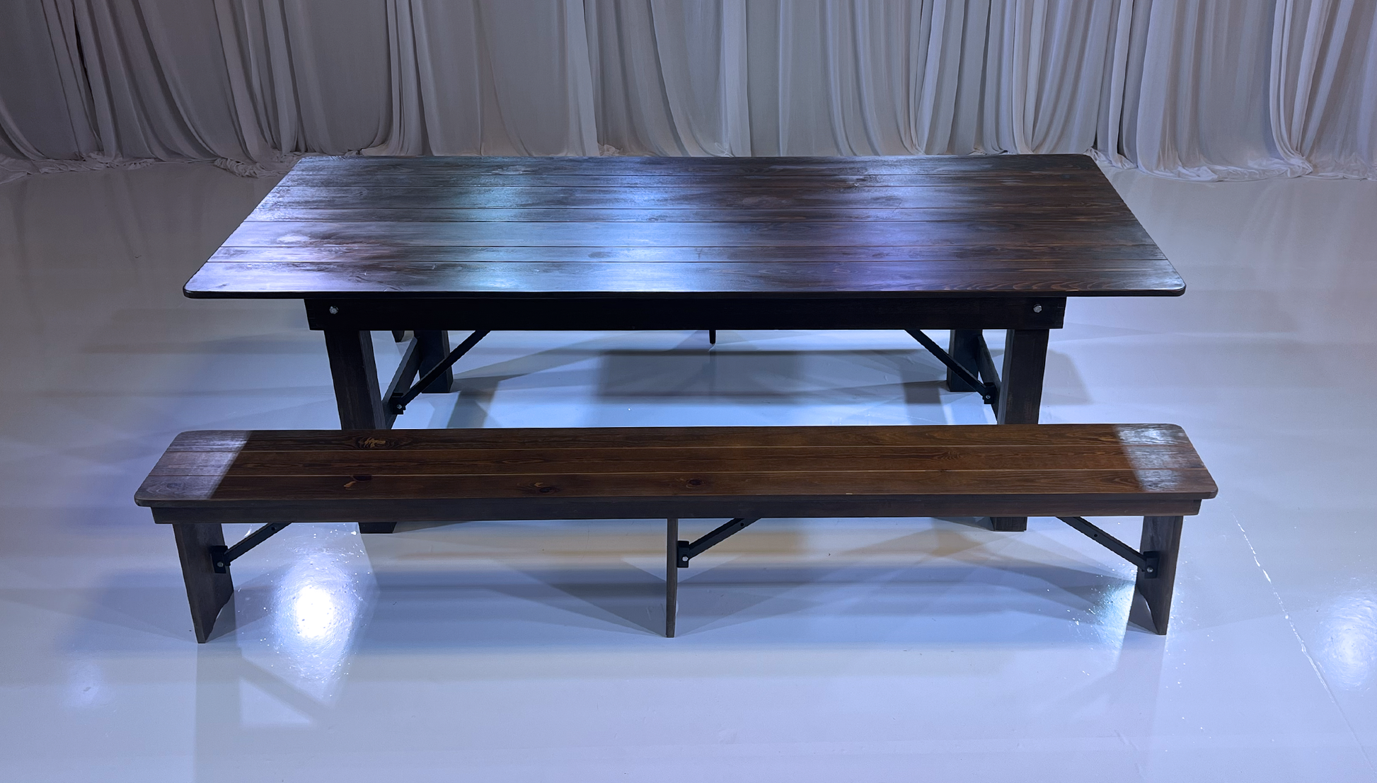 PINE WOOD FARM TABLE GROUPING 1