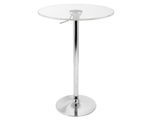 PUB HIGHBOY - CRYSTAL ICE W/ CHROME BASE