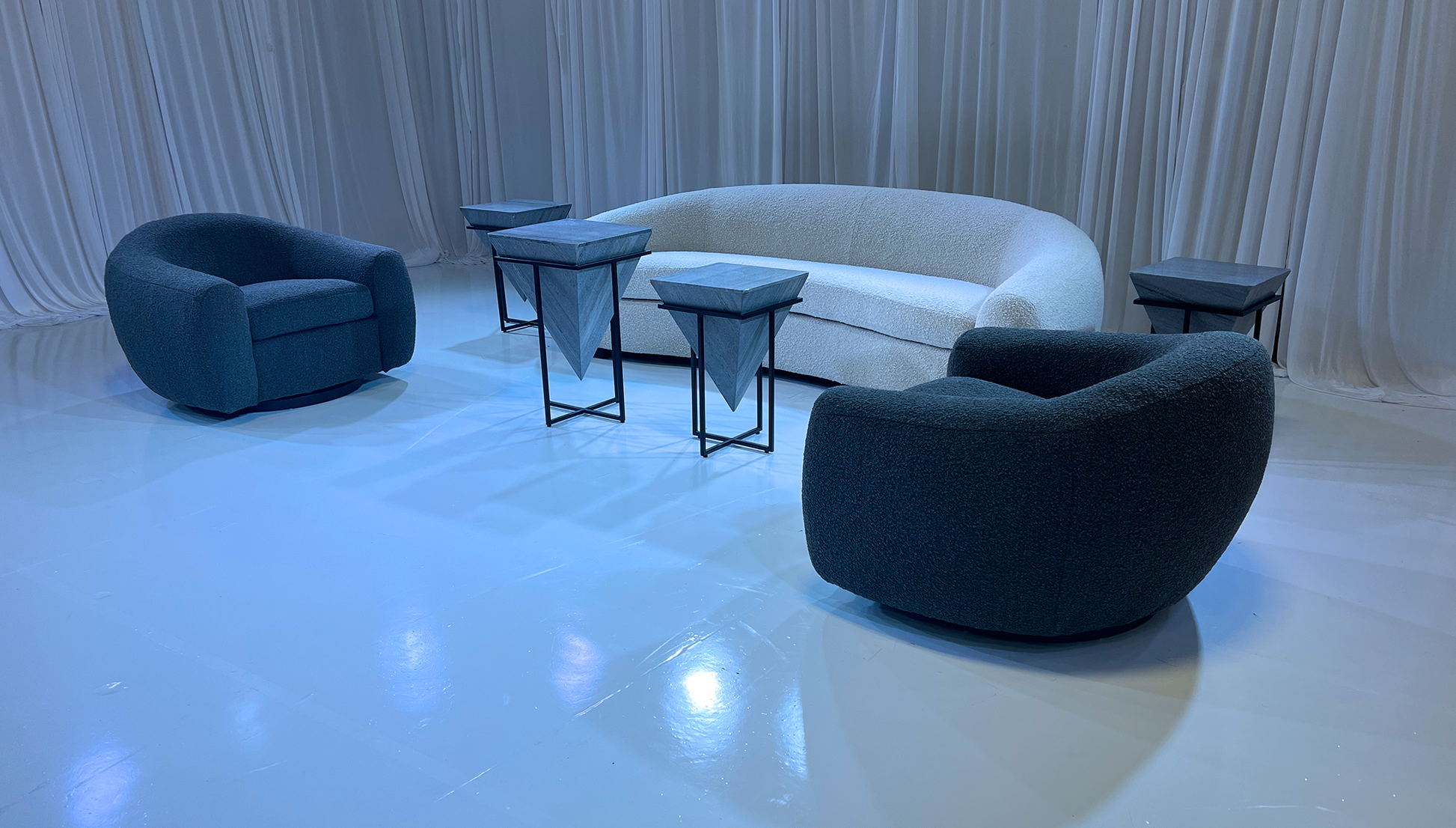 REGIS SOFA GROUPING 2 - WHITE