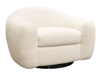 REGIS SWIVEL CHAIR - WHITE