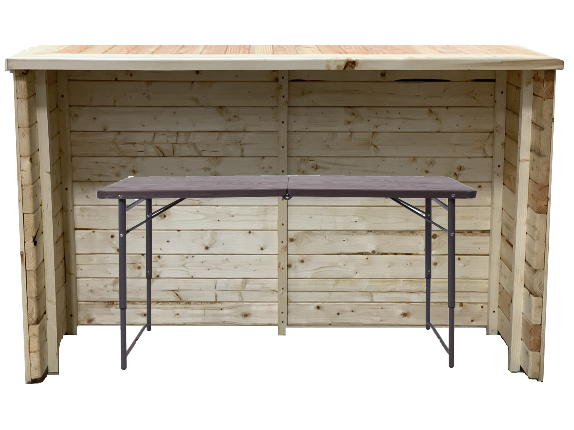 AUBURN WOOD BAR - NATURAL WOOD