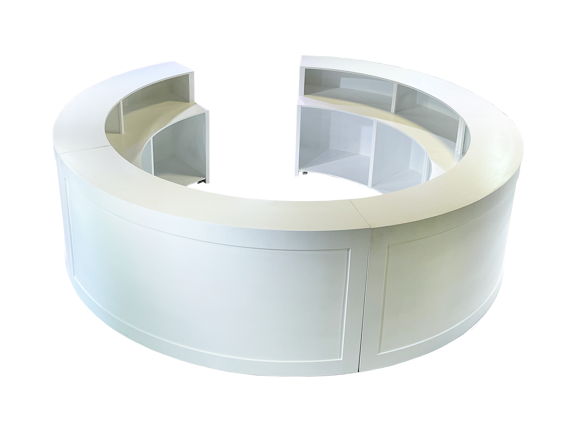SAVANNAH CIRCULAR BAR - WHITE
