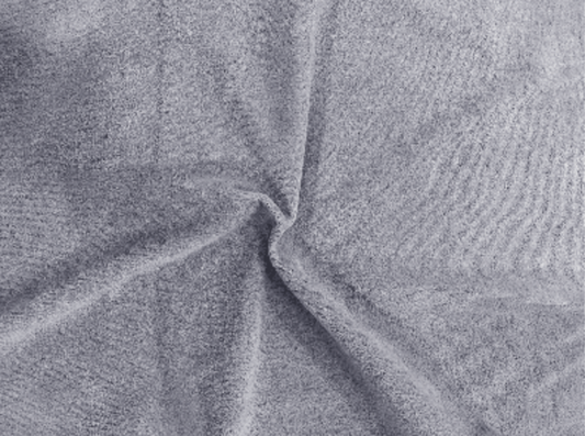 VELOUR DRAPE - GREY