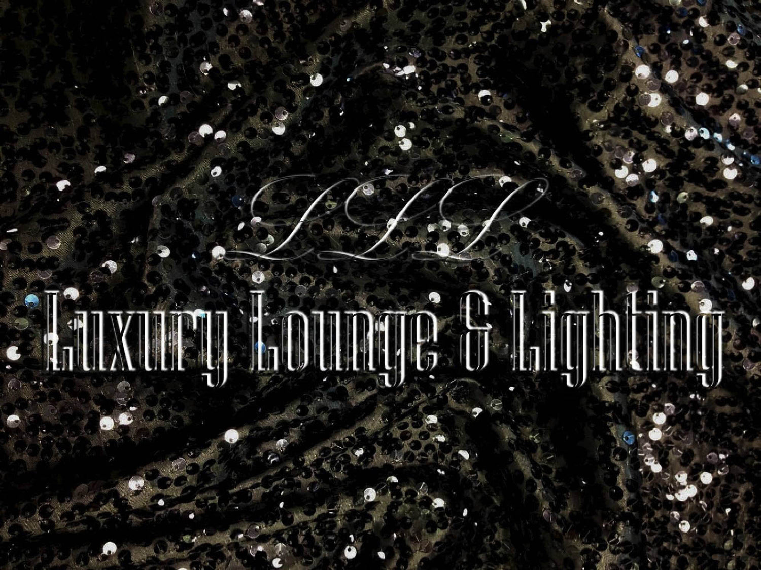 SEQUIN LINEN - BLACK - Diameter 132" LLL's Sequin Linen in Black is a black taffeta linen with black sequin paillettes. This black sequin linen is perfect for adding additional sparkle at black tie and other formal events.