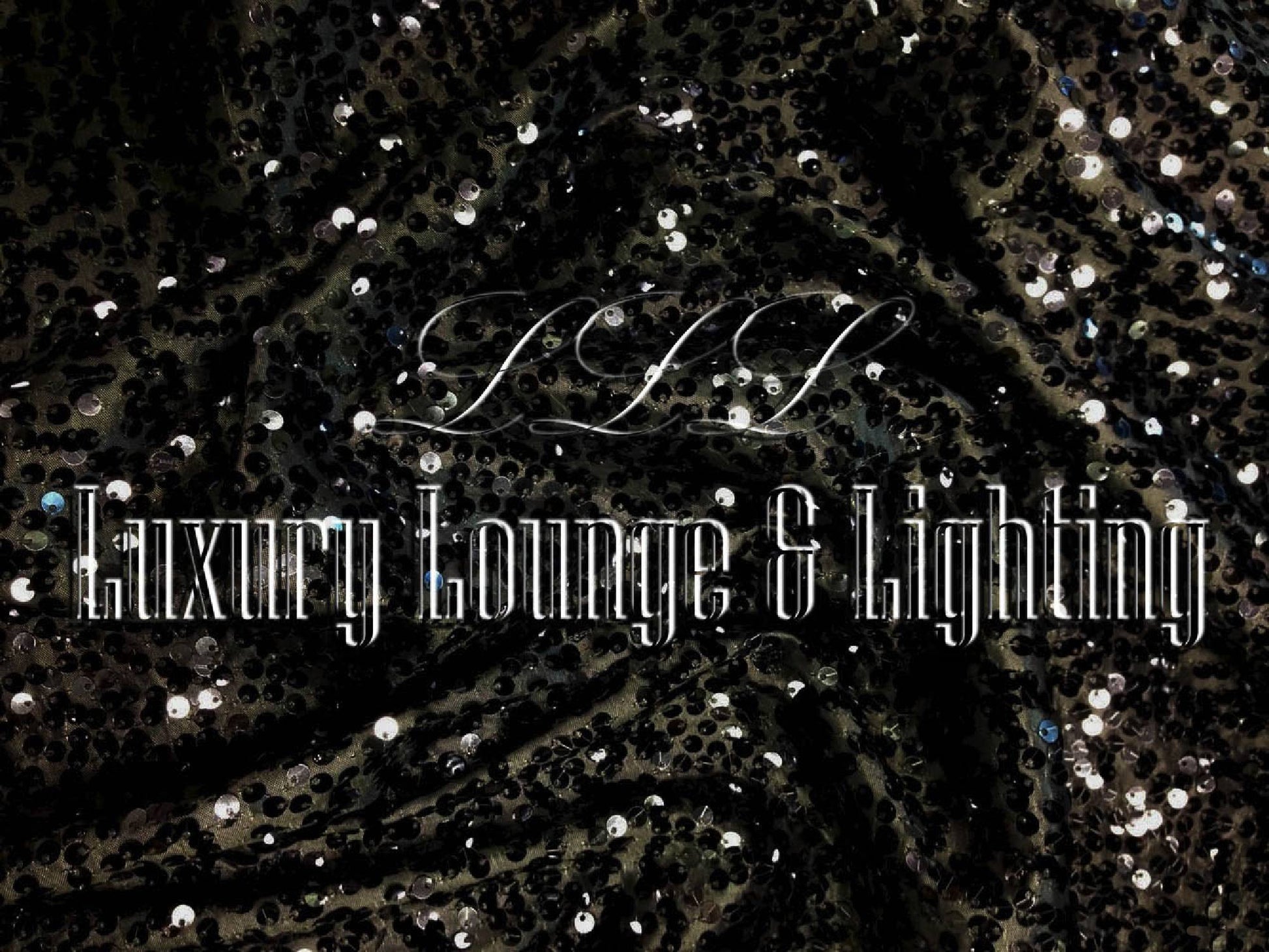SEQUIN LINEN - BLACK