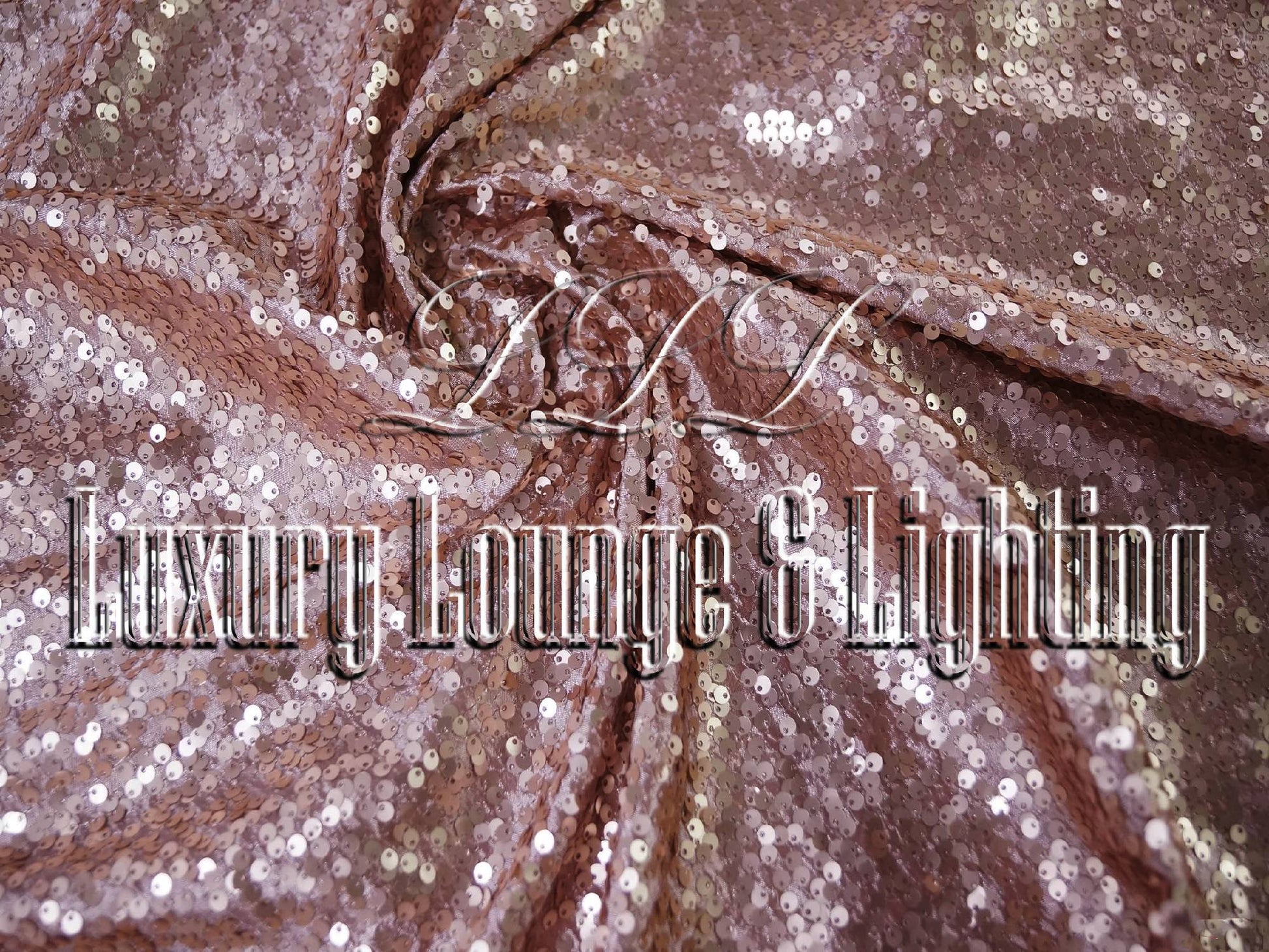 SEQUIN LINEN - MATTE BLUSH