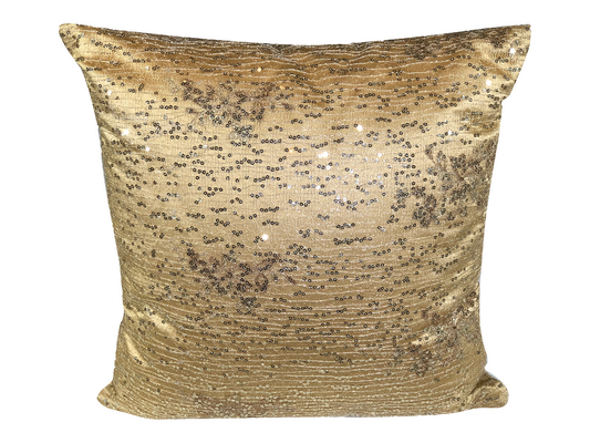 SEQUIN PILLOW - CONTEMPORARY GOLD