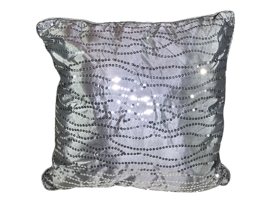 SEQUIN PILLOW - CONTEMPORARY GREY