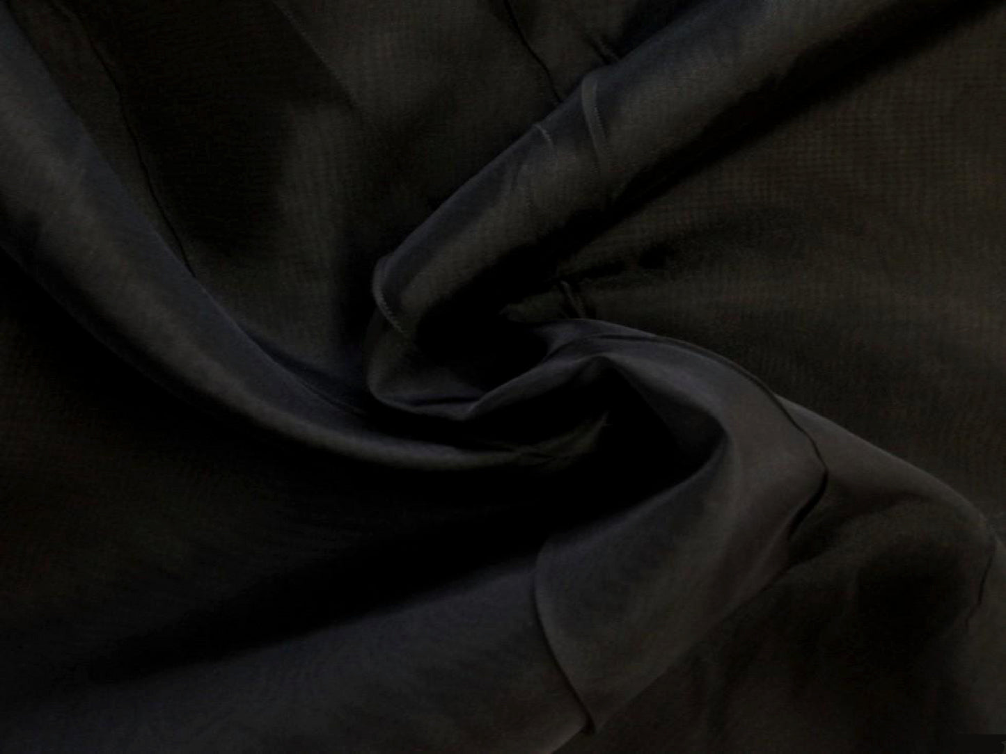 SHEER DRAPE - BLACK