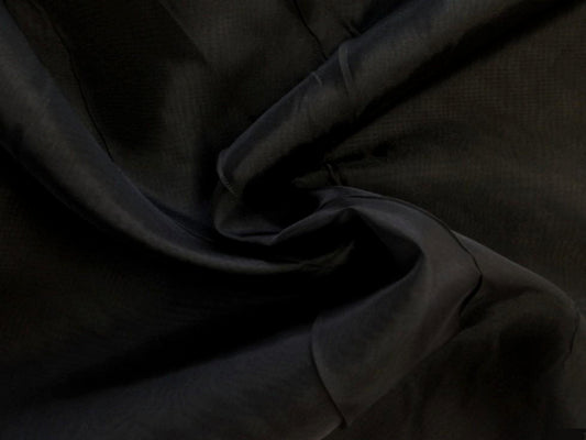 SHEER DRAPE - BLACK