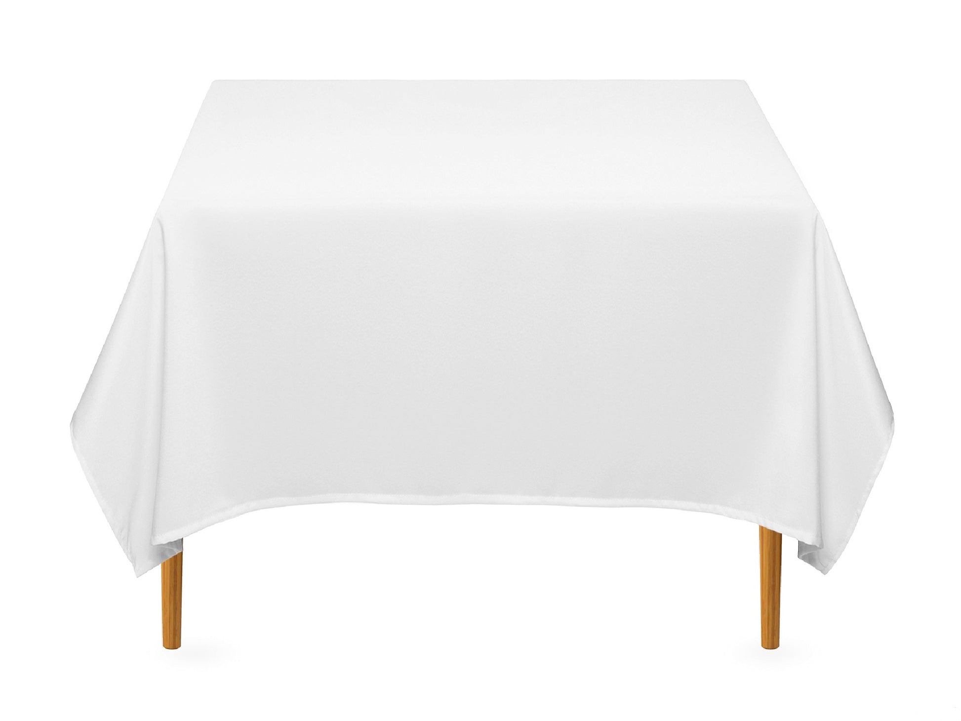 SQUARE POLY LINENS | 72" x 72" - WHITE