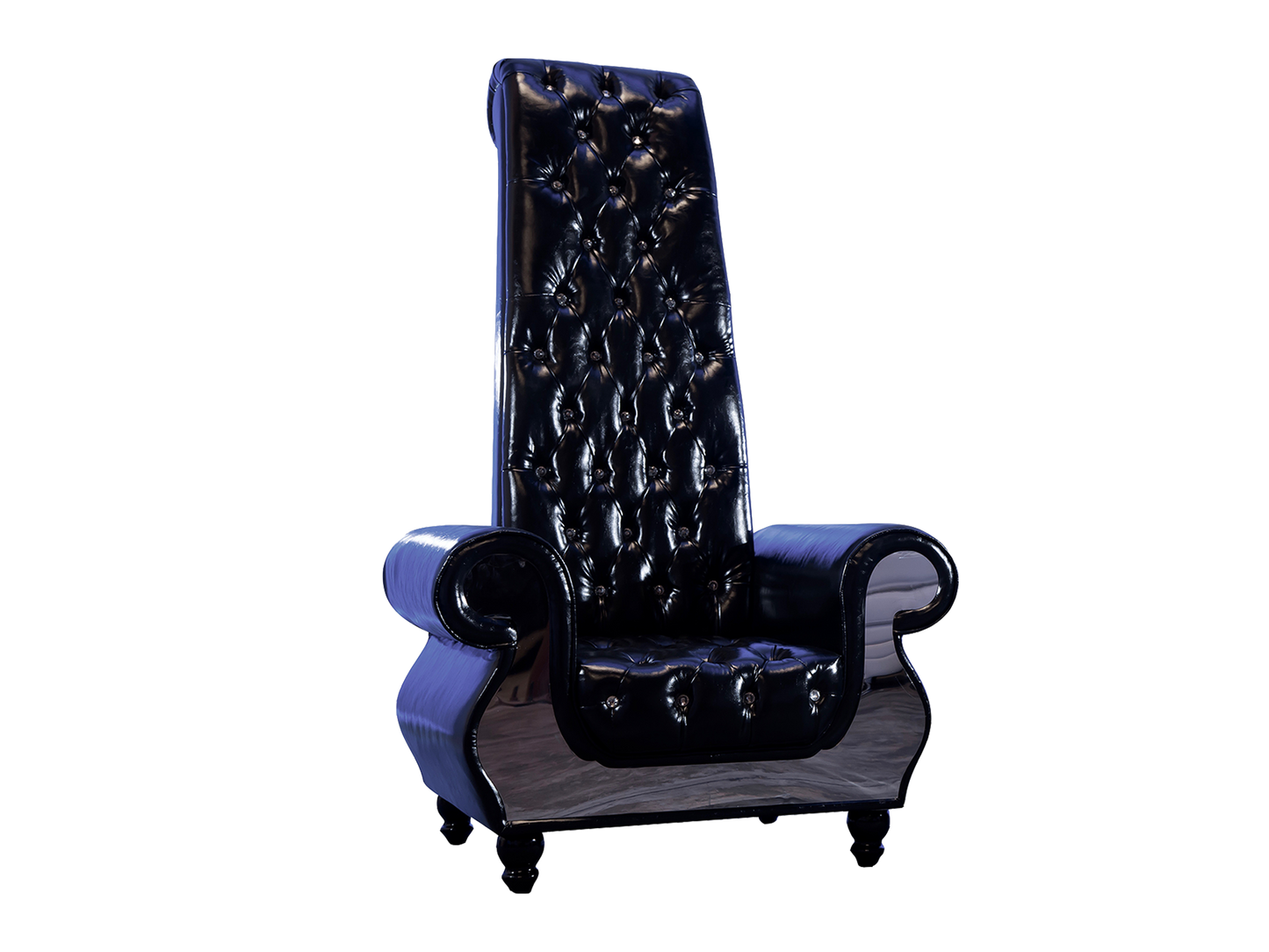 STUDIO 93 THRONE CHAIR - BLACK