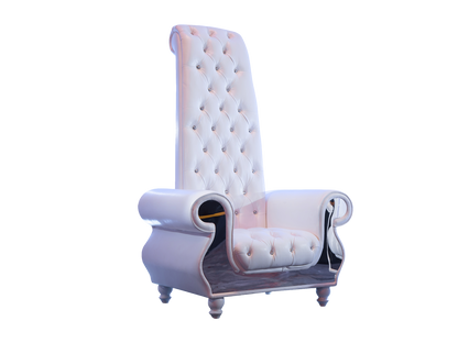 STUDIO 93 THRONE CHAIR - WHITE