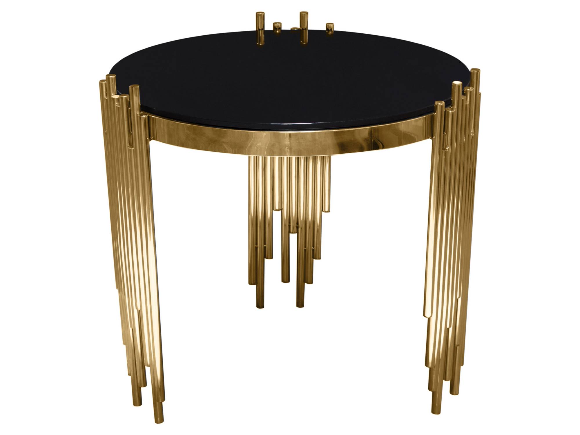 MIRAGE ACCENT TABLE - GOLD