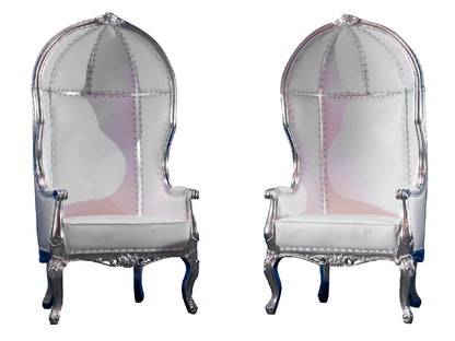 VERSAILLES THRONE CHAIR - PLATINUM