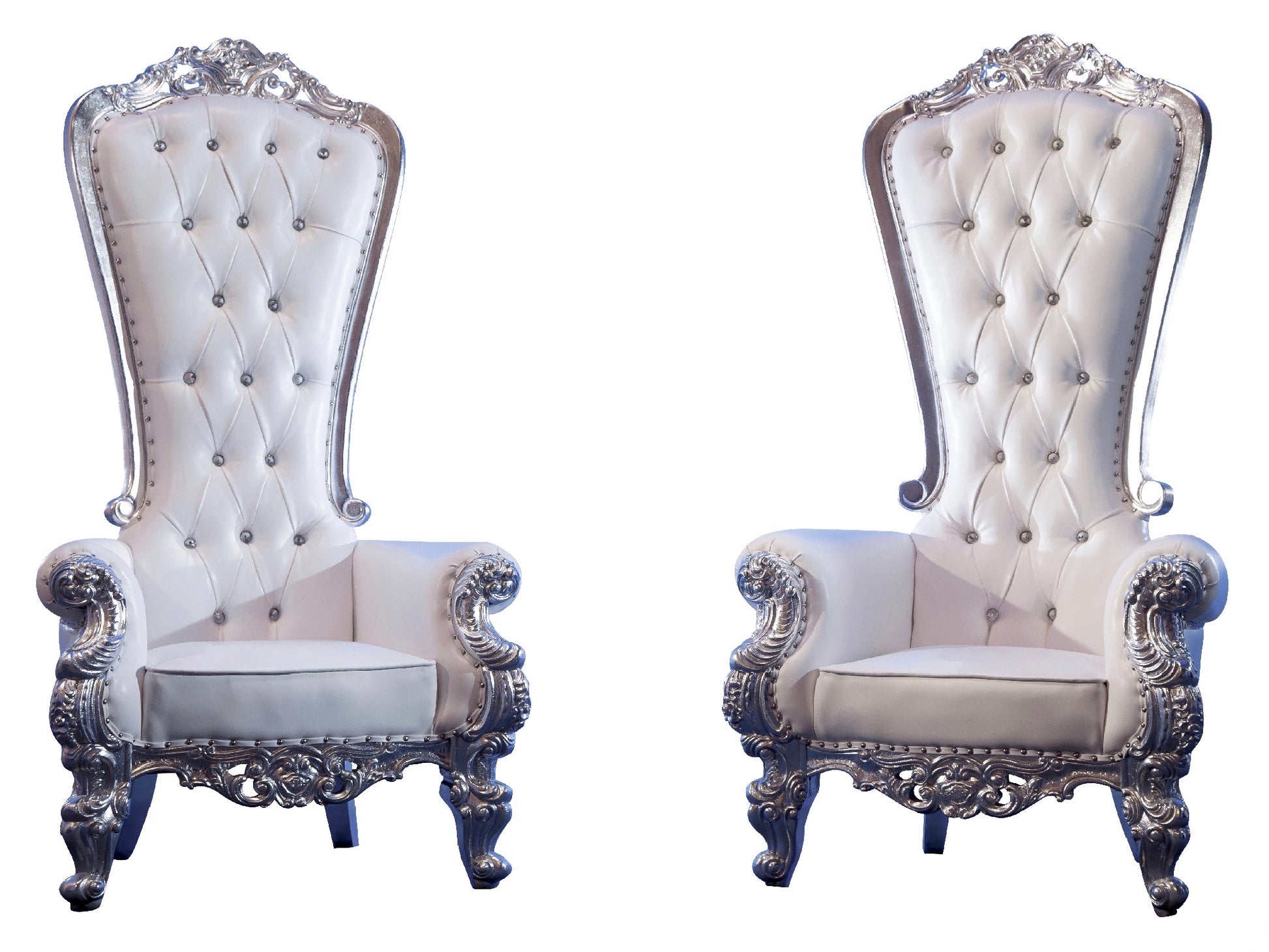 VICTORIA THRONE CHAIR - PLATINUM