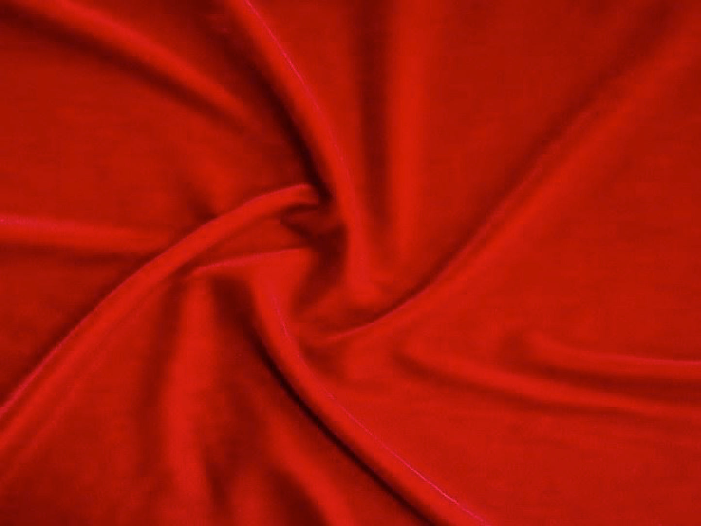 VELOUR DRAPE - RED