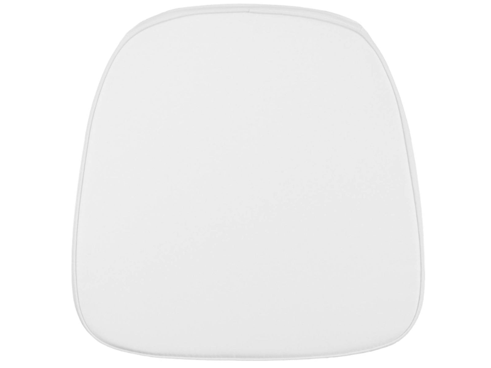 HARD BACK CUSHION FOR CHIAVARI CHAIR- WHITE FABRIC