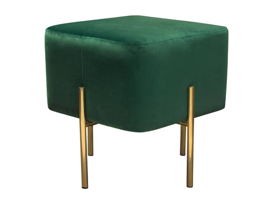 WHISPER PETITE SQUARE OTTOMAN - EMERALD